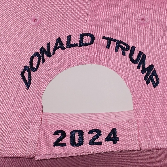 Trump Make America Great Again 2024 Baseball Pink Cap/Ha - Picture 3 of 4